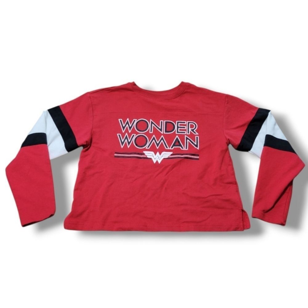 Wonder Woman Sweatshirt Size Small SM DC Comics Wonder Woman Cropped Sweatshirt